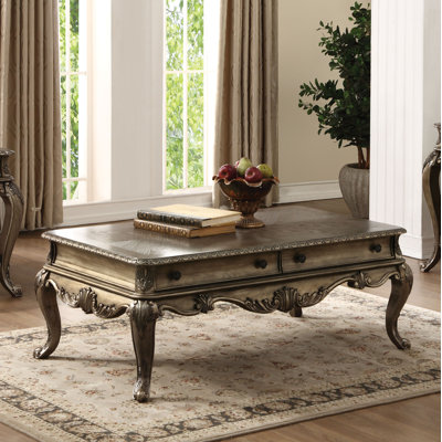 Cha Rectangular Coffee Table with Storage