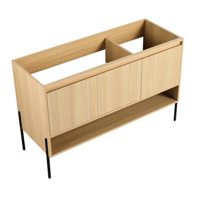 Armoire de rangement autoportante 48 po pour salle de bain 48 po