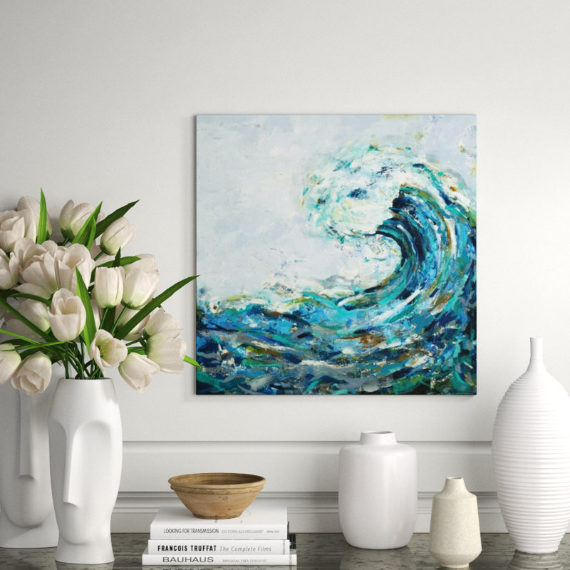 Crest Painting by Simon Caldwell, Outdoor, 24" H x 24" W