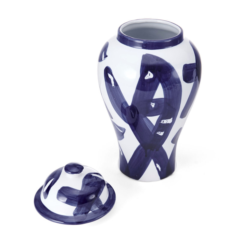 Mikasa Paint Stroke Ceramic Canister