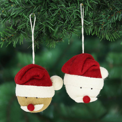 3.7'' Fabric Finial Ornament