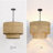 Stutz 4-Light Dimmable Rattan Drum Chandelier