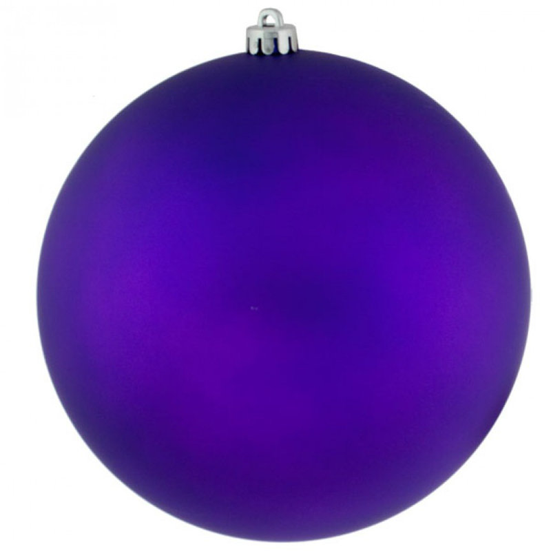 Bauble, 20cm H x 20cm W, Purple