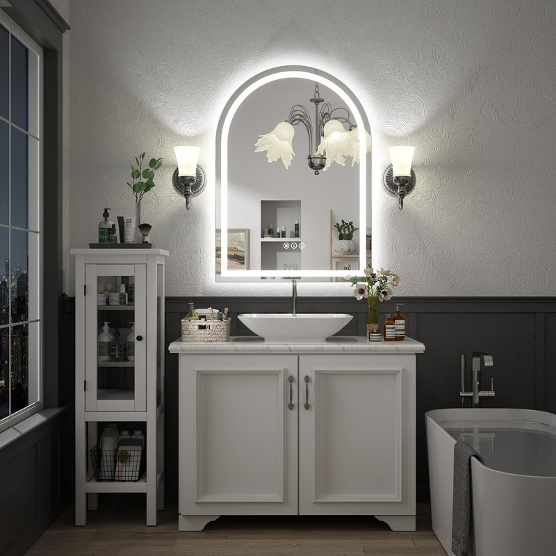 Miroir de salle de bain Wayfair Basics, 36 po x 26 po