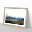 Lake Tekapo in New Zealand in Abstract - Picture Frame Graphic Art Print-55777625-55777628
