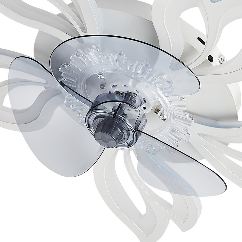 Armentha 65cm Ceiling Fan with LED Lights, White