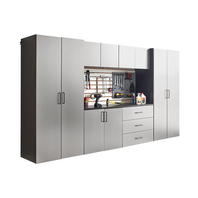 Astro Series 128 In. W X 79 In. H X 20 In. D Garage Cabinet Set A (7-Piece)