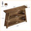 Solid Wood 3-Tier Console Table