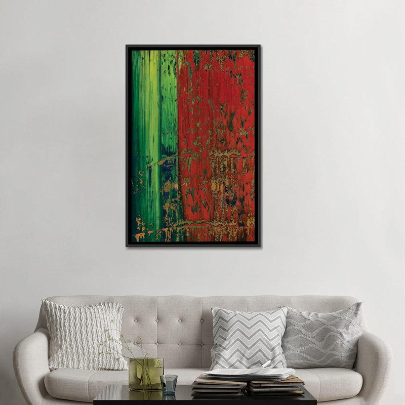 « dedeviling », reproduction sur toile, H 26 po x l 18 po x P 1,5 po, Toile avec cadre noir, Pas de tapis