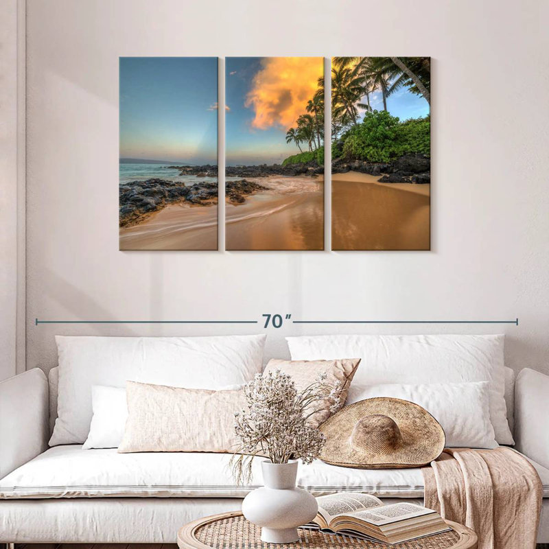 Senne Secret Cove Sunrise, H 28 po x l 45 po