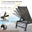 Chaise longue d'extérieur en métal Neilyn