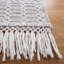 Tapis gris / ivoire Stroudsburg tissé à la main-565396251
