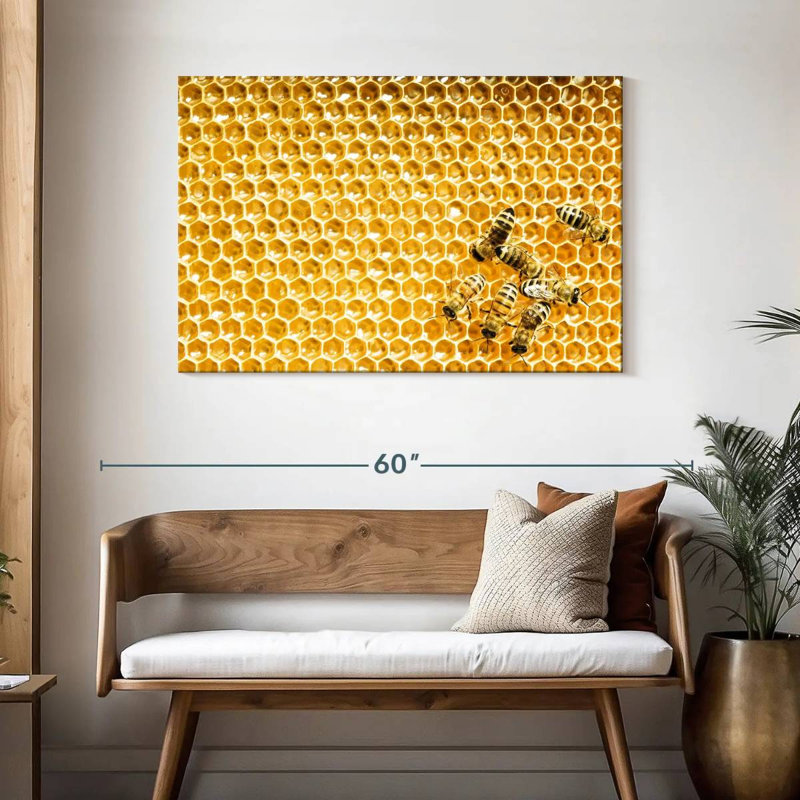 Abeilles Brampt, H 30 po x l 45 po