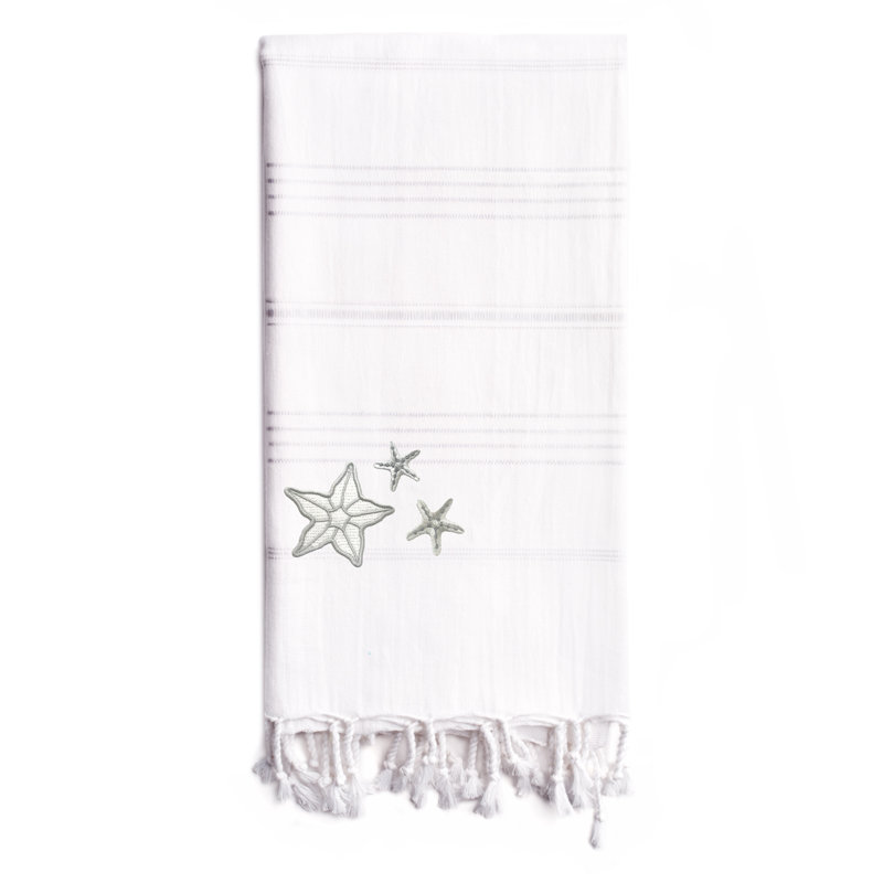 Serviette de plage Summer Fun, Blanc