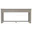 Console d'entrée en bois massif - Finition gris délavé et aspect élégant - Table moderne avec tiroir de rangement