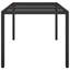 Bryssia Square Glass Outdoor Dining Table - 150 cm W 90 cm D
