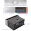 Évier de cuisine de 24 po - Tablier simple en acier inoxydable 24 x 21 x 10 avec cuve frontale 10 de calibre 16, construction T304, guide d'eau en forme de X, coin arrondi R10, revêtement, coussin en caoutchouc de 3 m, livré avec grille à vaisselle,