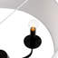 Luminaire suspendu tambour en tissu 3 lumières