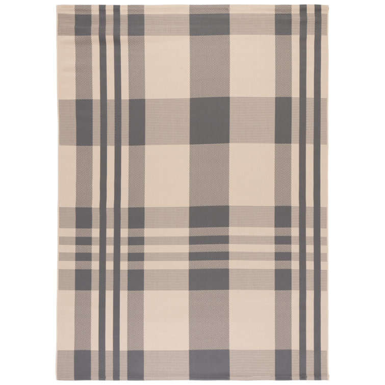 Debriana Performance Plaid Indoor/Outdoor Area Rug