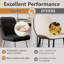 Ensemble de 2 tabourets de bar, tabourets de bar à hauteur de comptoir avec dossier, tabourets de cuisine modernes en similicuir-97677904-97677918