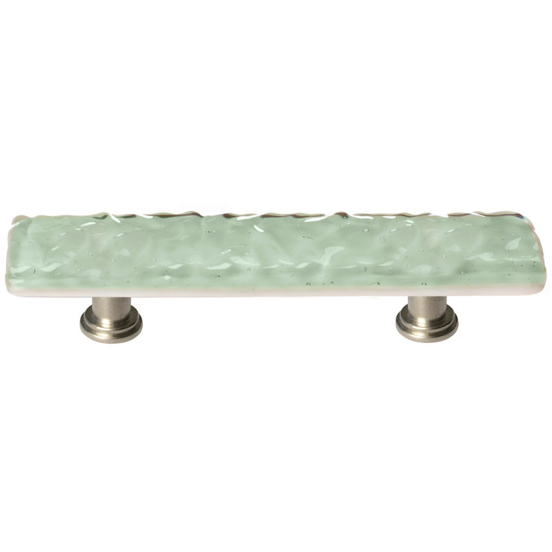 Glacier Bar / Handle Pull, Spruce Green, Polished Chrome