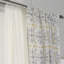 Paire de rideaux semi-transparents avec passe-tringle Simeon
