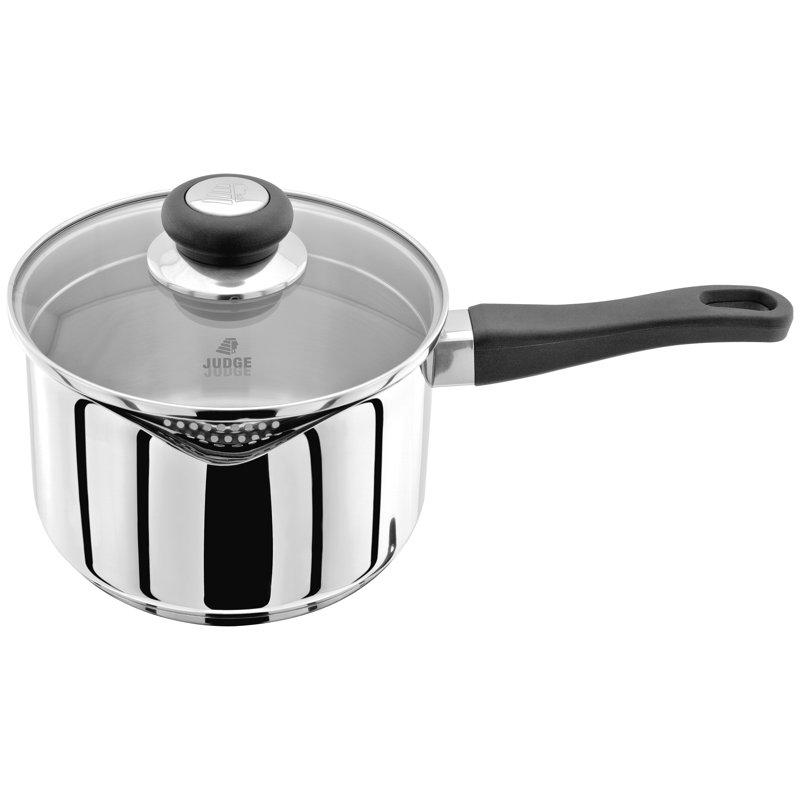 Vista Stainless Steel Saucepan with Lid, 2.1 L