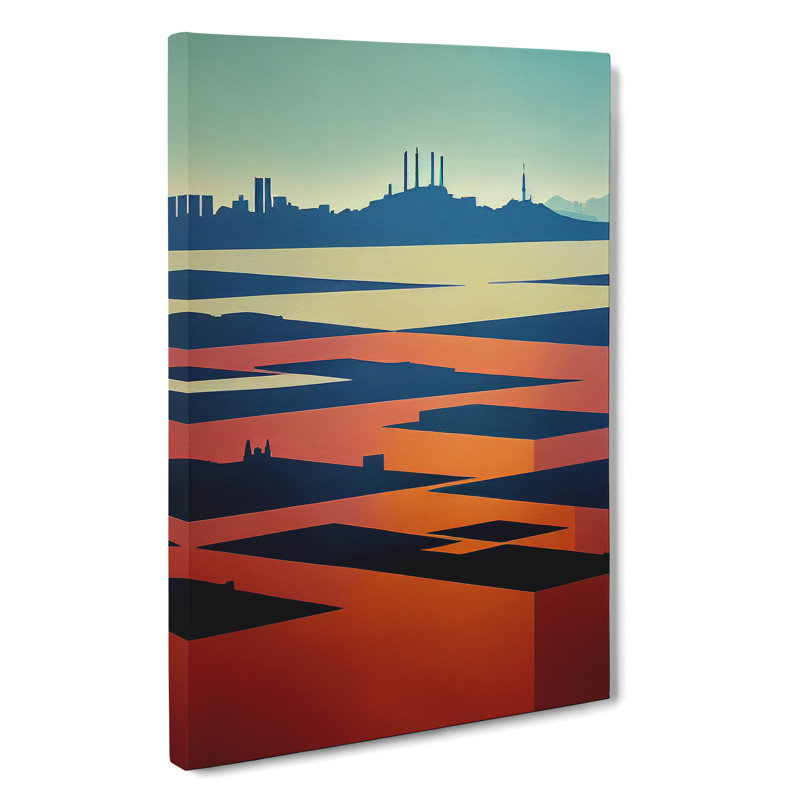 Enthralling City Skyline - Wrapped Canvas, 60cm H x 40cm W x 3cm D