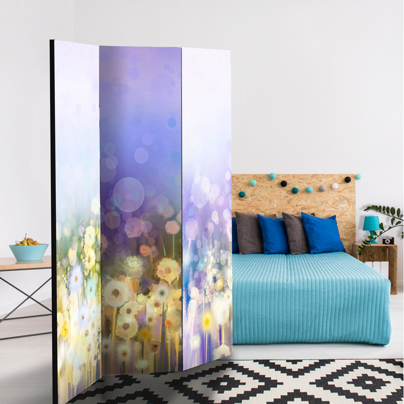 Painted Meadow Room Divider, 3