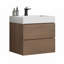 Meuble-lavabo simple mural 24 po avec surface solide avec trop-plein, 24 po, pré-assemblé-303615349-303615351-330642045