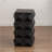 23.62"Height Three-Dimensional Embossed Pattern Design Retro Side Table Retro Furniture