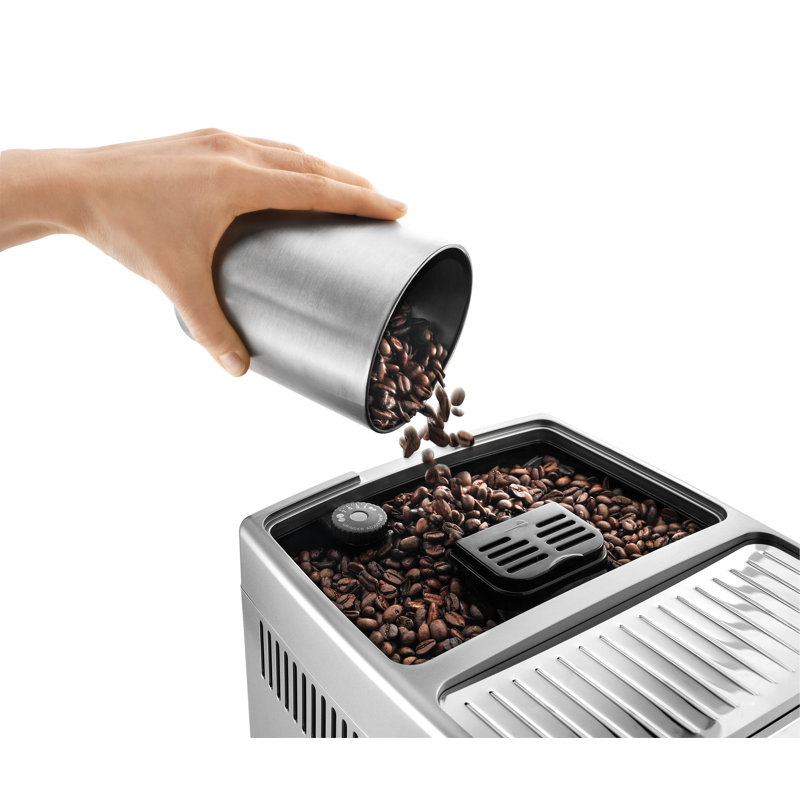 De'Longhi Dinamica with LatteCrema System and LCD Display, Silver