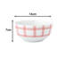 12pc Gingham Pastels Dinner Set