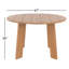 Delta Round Outdoor Dining Table Natural-933758291