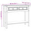 Angelia 90cm Solid Wood Console Table