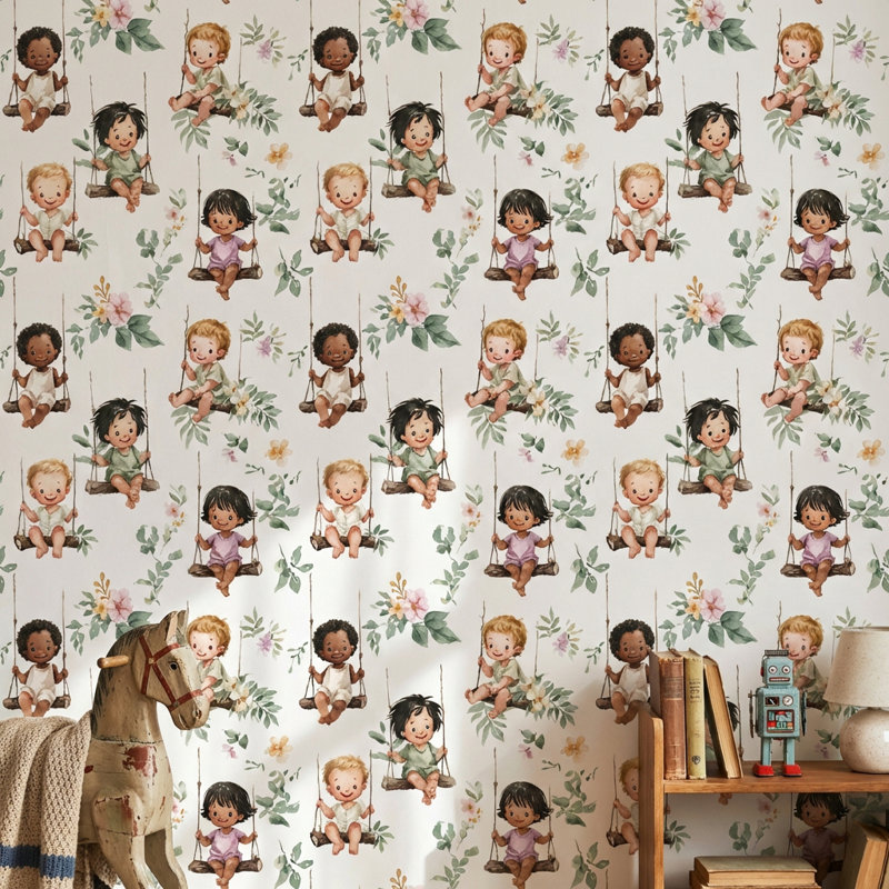 Adhésif mural amovible enfants, Non tissé, non collé