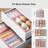 12 Pack Drawer Organizer Set - 114 Cells Foldable Fabric Dresser Dividers For Clothes, Socks, Bras, Underwear, Ties, Belts And Scarves, Non-Woven Storage Bins For Bedroom And Dorm-835216300