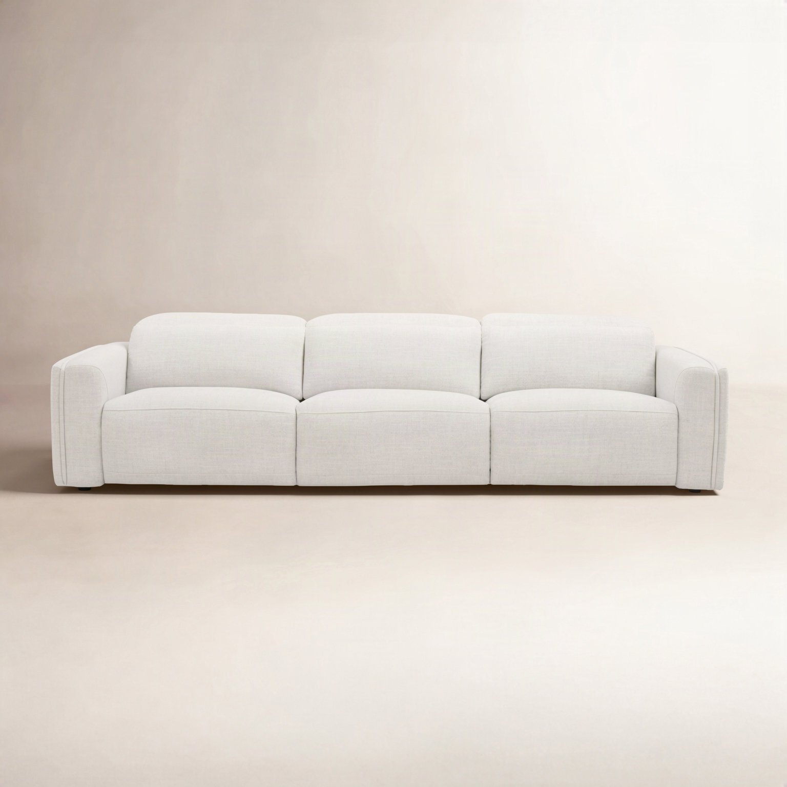 122" Reclining Sofa, Beige