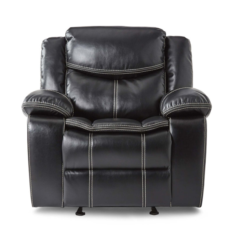 Fauteuil inclinable à bascule avec mouvement confortable et revêtement haut de gamme