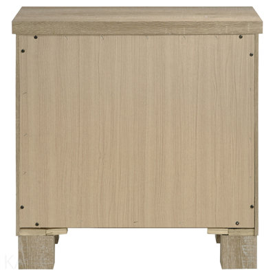 2-Drawer Bedroom Nightstand, Bedside Nightstand Table