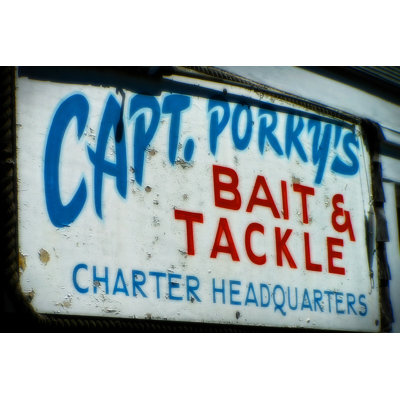 Porky's Bait and Tackle by Jobe Waters Photographic Print on Wrapped Canvas