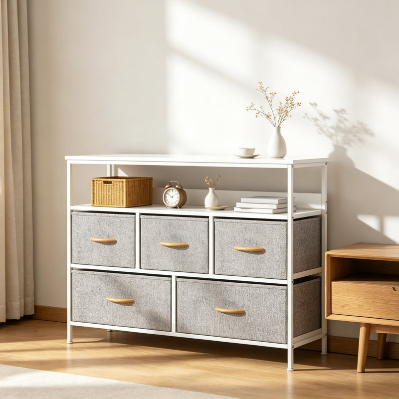 100 cm W Chest of 5 Drawers