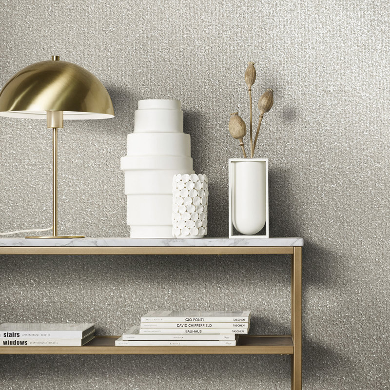 Eclectic 33cm x 70cm Wallpaper Roll, Beige