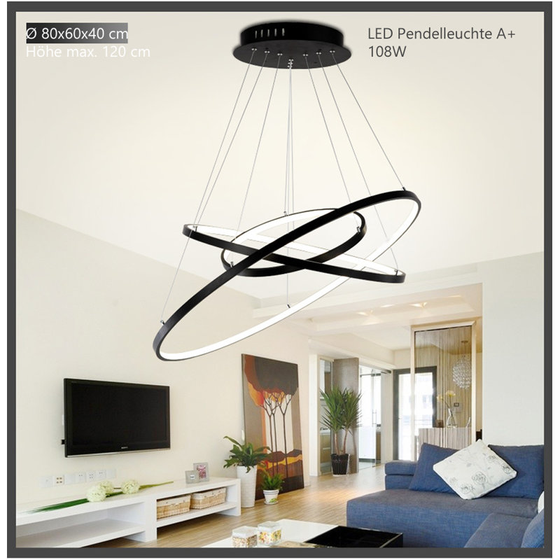 Geometric LED Pendant Light 1-light Manriquez
