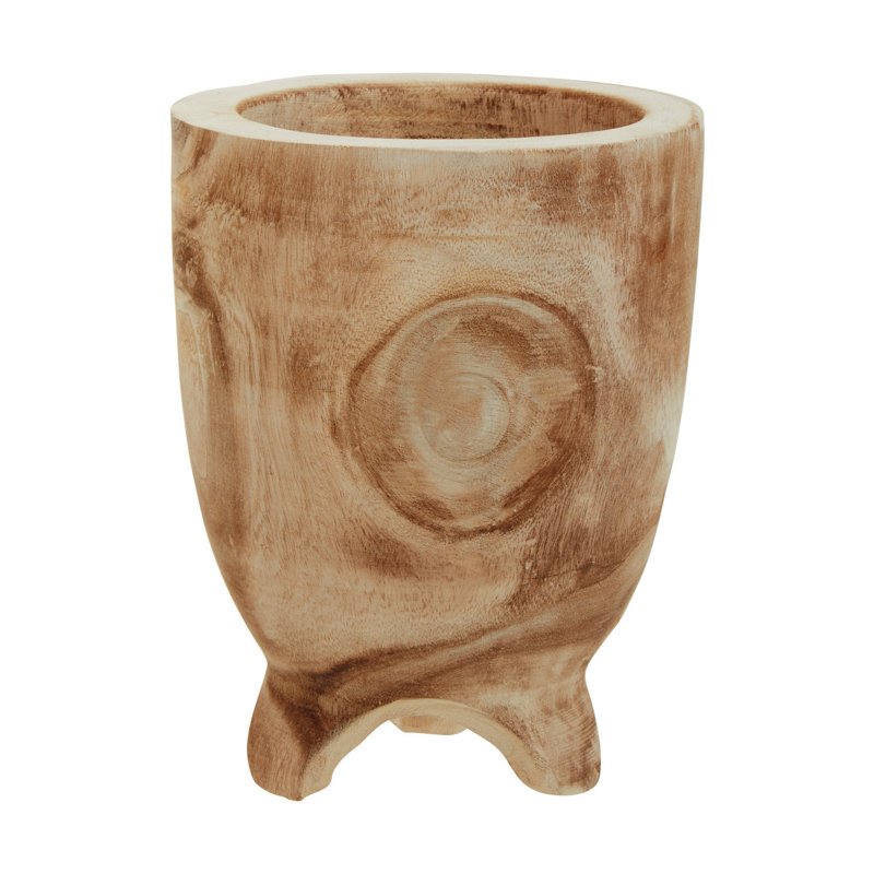 Ainslee Handmade Wood Cachepot