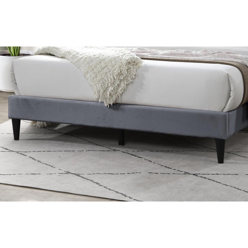Cadre de lit 1pc, Gris