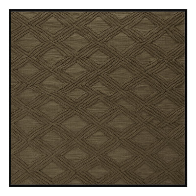 Machine Washable Trellis Brown Area Rug