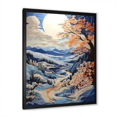 Snow Dawn Wonderland Pastoral - Imprimé