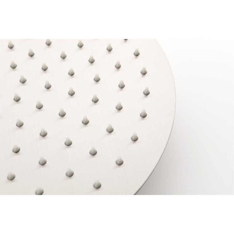Pomme de douche or brossé - Pluie en acier inoxydable 10 po avec douchette à 2 voies