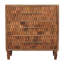 Commode Woodarno - Teck, brun, 3 tiroirs
